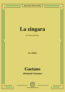 Donizetti-La Zingara