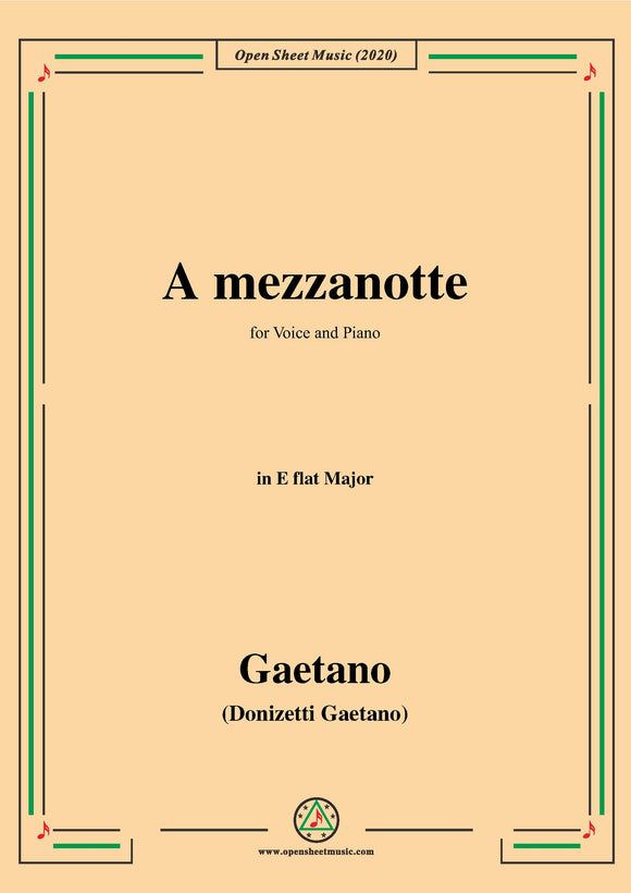 Donizetti-A mezzanotte