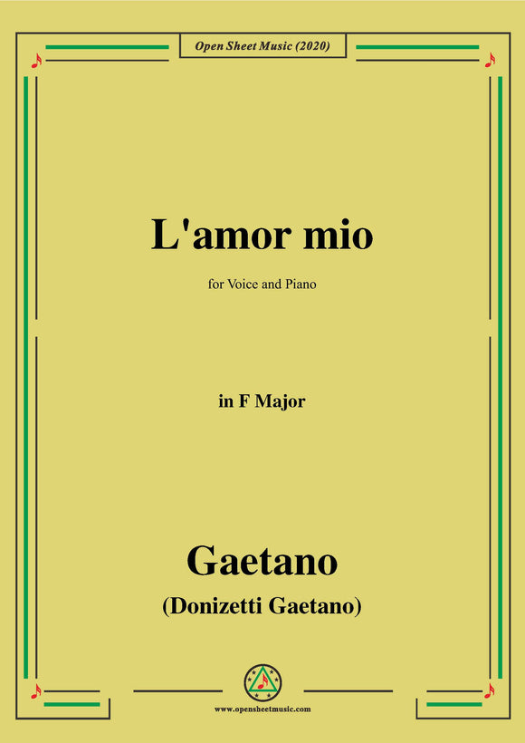 Donizetti-L'amor mio