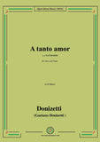 Donizetti-A tanto amor,from La Favorita,for Voice and Piano