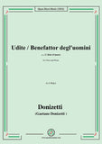 Donizetti-Udite/Benefattor degl'uomini