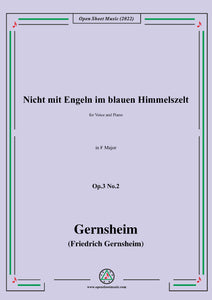 Gernsheim-Nicht mit Engeln im blauen Himmelszelt,Op.3 No.2,in F Major