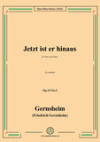 Gernsheim-Jetzt ist er hinaus,Op.14 No.3,in e minor