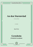 Gernsheim-An den Sturmwind,Op.14 No.6,in c minor