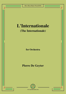De Geyter-L'Internationale,for Orchestra