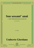 Giordano-Son sessant anni(1896)