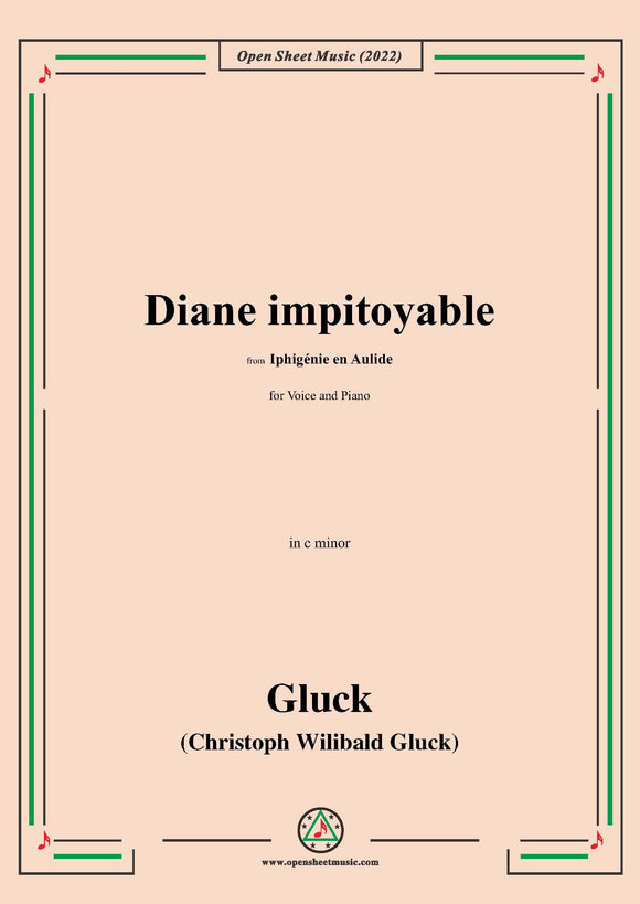Gluck-Diane impitoyable,from 'Iphigenie en Aulide,Wq.40'
