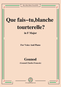 Gounod-Que fais tu,blanche tourterelle,from 'Roméo et Juliette'