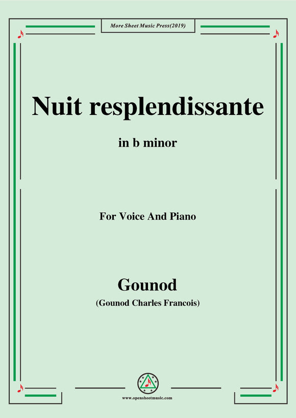 Gounod-Nuit resplendissante,from 'Cinq Mars'