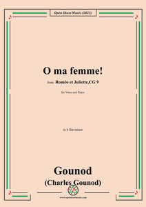 Gounod-O ma femme!,in b flat minor