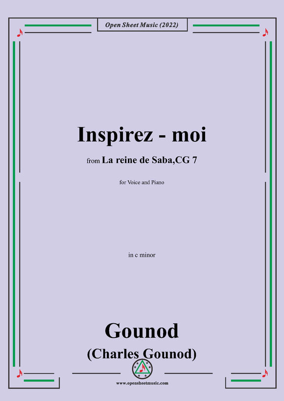 Gounod-Inspirez-moi,in c minor