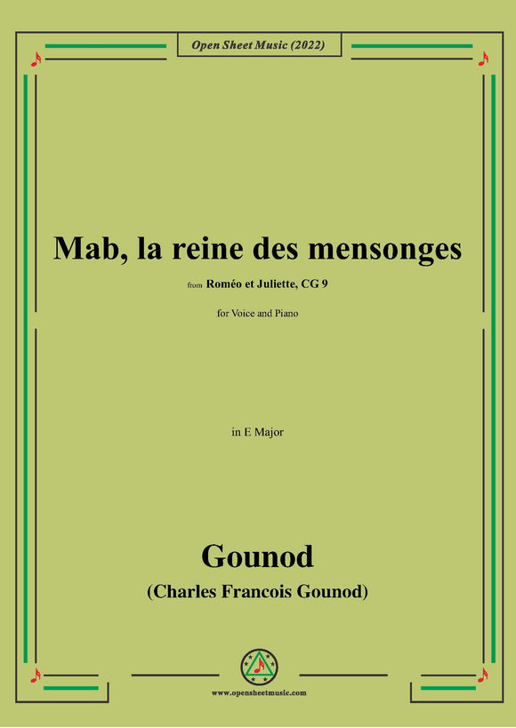 Gounod-Mab,la reine des mensonges,from 'Roméo et Juliette,CG 9'CG 9