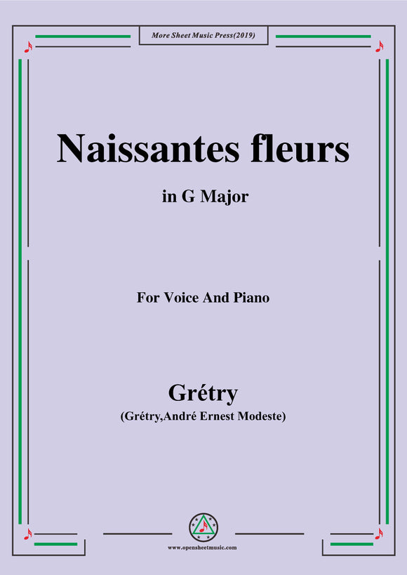 Grétry-Naissantes fleurs,from 'Céphale et Procris'