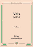 Grieg-Vals Op.12 No.2,for Piano