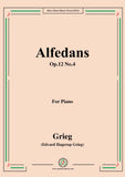 Grieg-Alfedans Op.12 No.4,for Piano