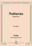 Grieg-Notturno Op.54 No.4,for Piano