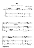 Handel-Air,HWV 348 No.6,for Violin and Organ