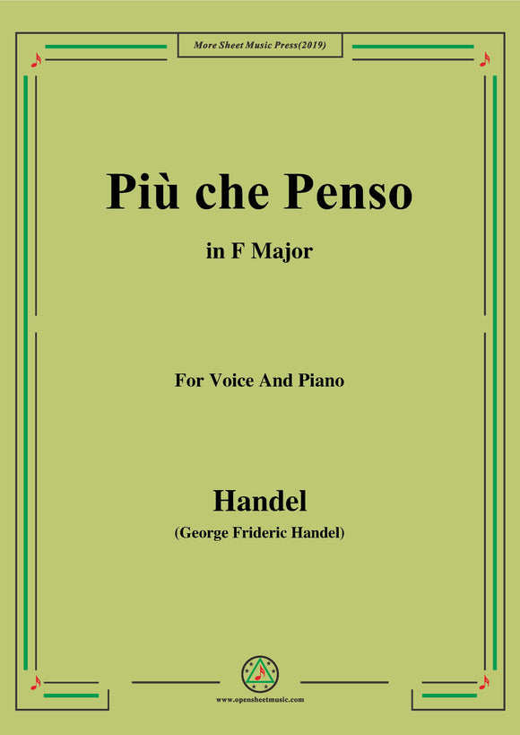 Handel-Più che Penso,from 'Serse'