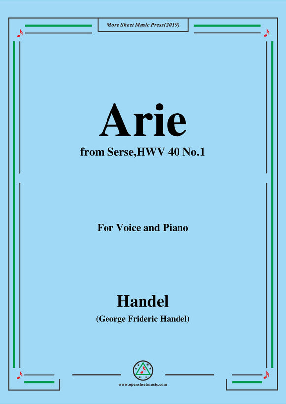 Handel-Arie,from Serse,HWV 40,No.1