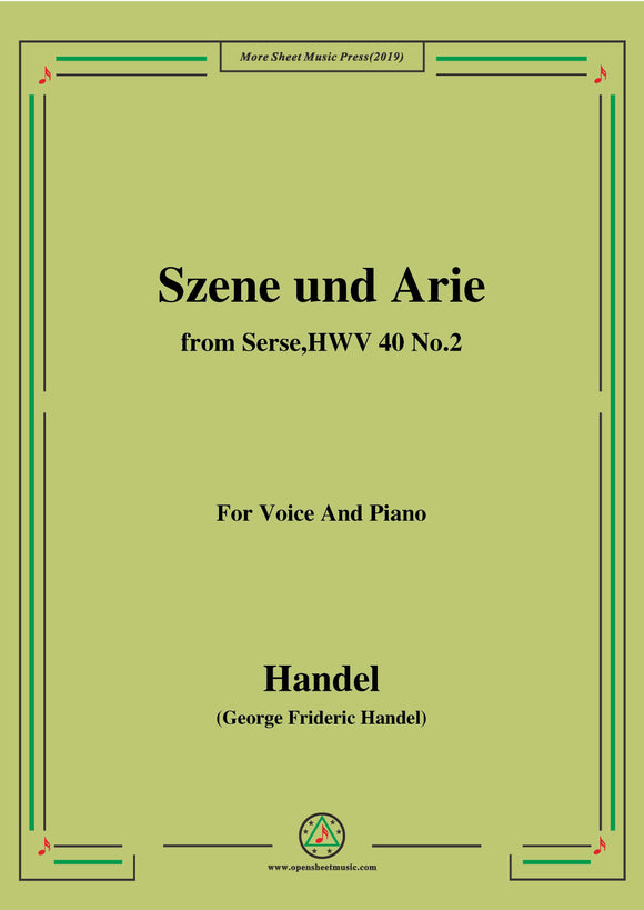 Handel-Szene und arie,from Serse,HWV 40,No.2