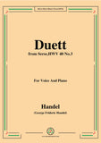 Handel-Duett,from Serse HWV 40 No.3