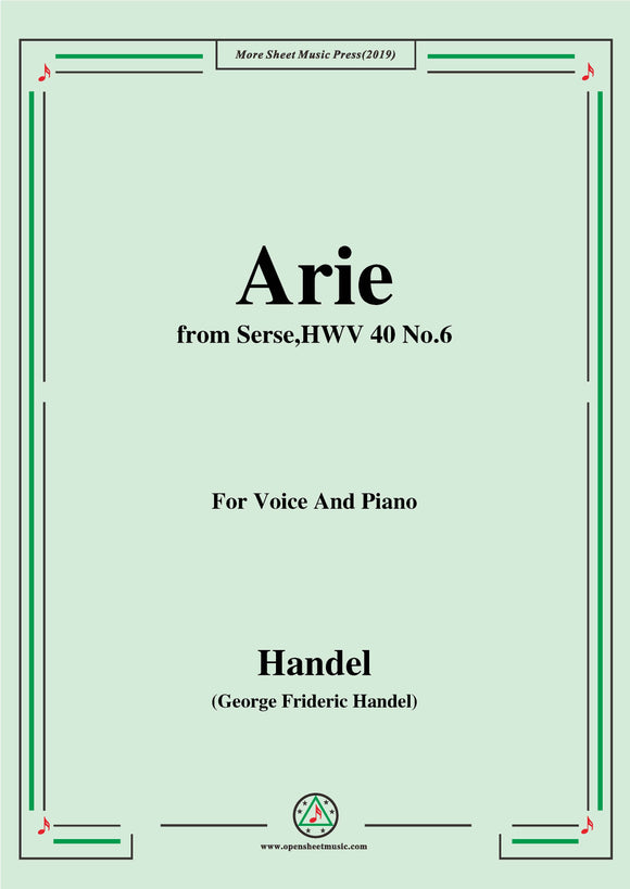 Handel-Arie,from Serse HWV 40 No.6