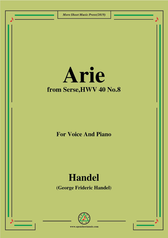 Handel-Arie,from Serse HWV 40 No.8