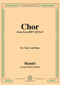 Handel-Chor,from Serse HWV 40 No.9