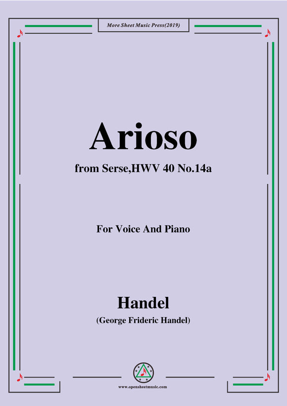 Handel-Arioso,from Serse HWV 40 No.14a