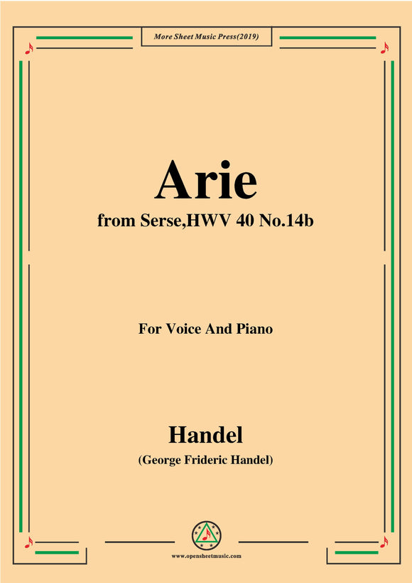 Handel-Arie,from Serse HWV 40 No.14b