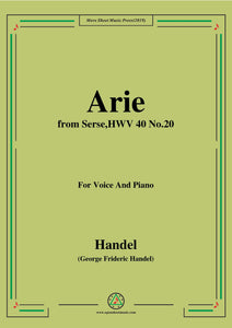 Handel-Arie,from Serse HWV 40 No.20