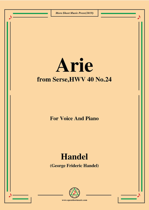 Handel-Arie,from Serse HWV 40 No.24
