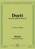 Handel-Duett,from Serse HWV 40 No.25