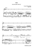 Handel-Arie,from Serse HWV 40 No.27