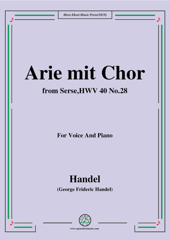 Handel-Serse HWV 40 No.28
