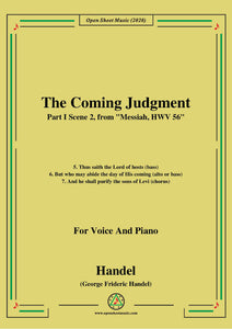 Handel-Messiah,HWV 56,Part I,Scene 2,for Voice&Piano
