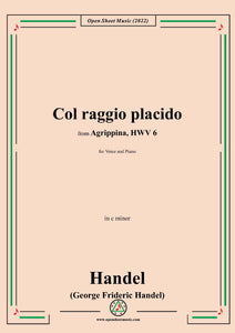 Handel-Col raggio placido,from Agrippina,HWV 6