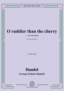 Handel-O ruddier than the cherry,from Acis and Galatea