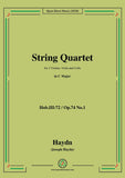 Haydn-String Quartet in C Major,Hob.III:72,Op.74 No.1