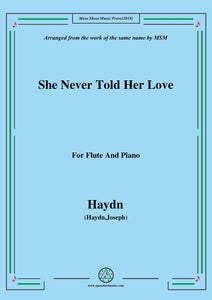 Haydn-She Never Told Her Love