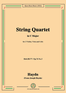 Haydn-String Quartet,in C Major,Hob.III 77