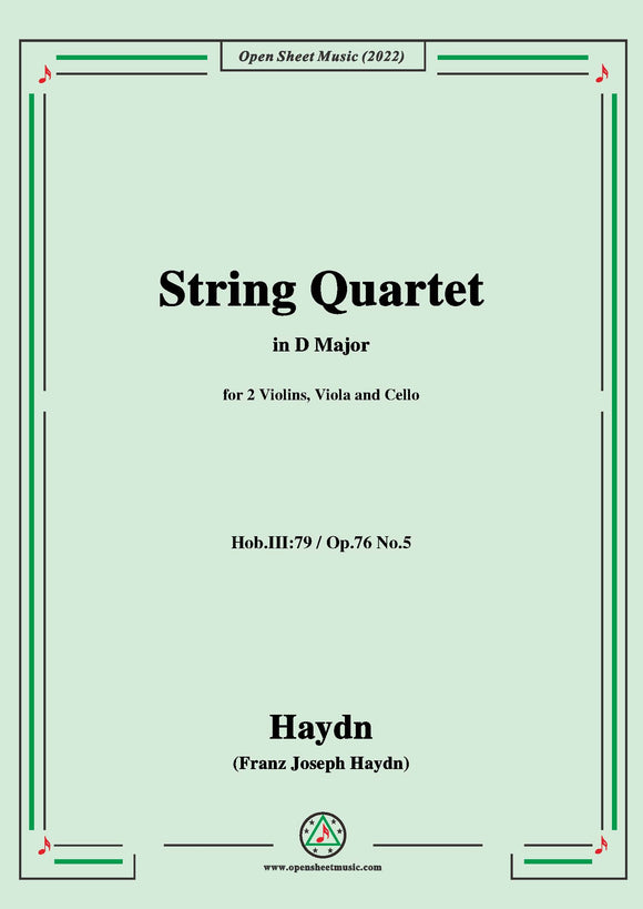 Haydn-String Quartet,in D Major,Hob.III 79