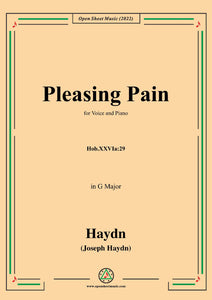 Haydn-Pleasing Pain,Hob.XXVIa:29,in G Major,for Voice and Piano