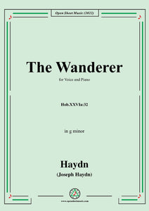 Haydn-The Wanderer,Hob.XXVIa:32,in g minor,for Voice and Piano