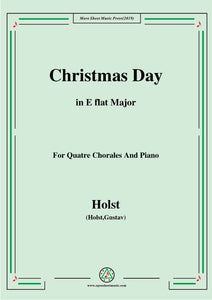 Holst-Christmas Day,for Quatre Chorales