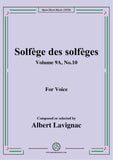 Lavignac-Solfège des solfèges,Volume 9A,No.10