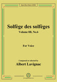 Lavignac-Solfège des solfèges,Volume 8B,No.6