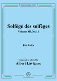 Lavignac-Solfège des solfèges,Volume 8B,No.11