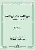 Lavignac-Solfège des solfèges,Volume 8A,No.3
