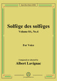 Lavignac-Solfège des solfèges,Volume 8A,No.4